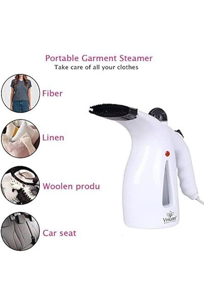 Dexia Multifunctional portable steamer - for clothes and facial care, 180W, 200 ml tank