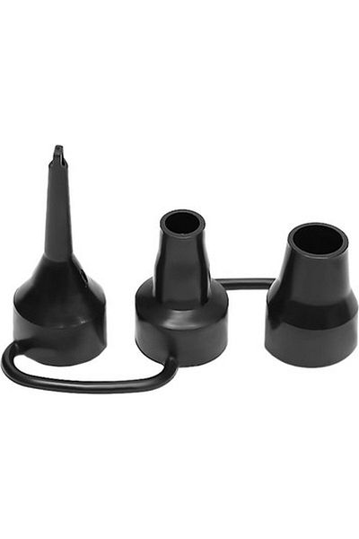 ideal STORE idealSTORE Electric Pump, Powered by 12V Car Cigarette Lighter and 240V Socket, with 3 Nozzles for Um