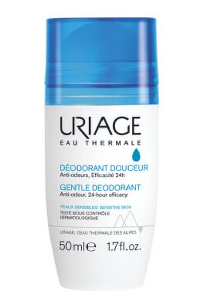 Uriage Deodorant roll-on, fără săruri de aluminiu, 50 ml