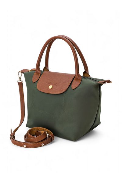 PAFTALI DERİ Citytote Women's Hand and Shoulder Bag with Genuine Leather Strap – 33X21X15 cm