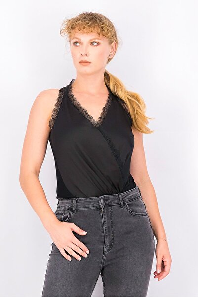 Guess by Marciano Women Sleeveless Lace Bodysuit, Black
