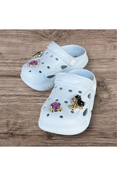 AkınalBella Girl Child Soft Sole Stone Orthopedic Closed Front Beach Pool Daily Slippers Sandals