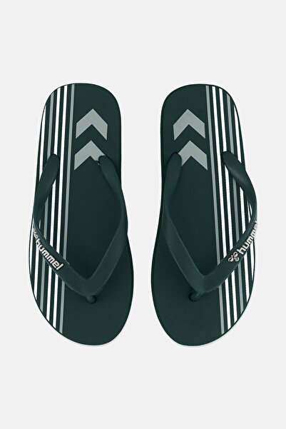 hummel Kids Boy Brand Logo Flip Flop Slippers, Green