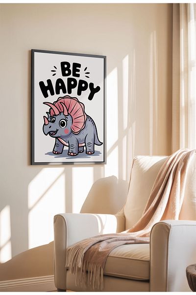21mxm Kids Motivational Poster, Cute Animal Canvas, Nursery Wall Art, Little Dreamers 2025