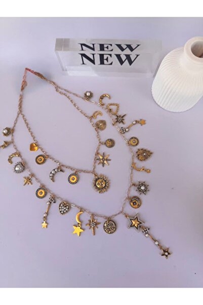 simy accessories MARKA MODEL COK CHARMLI 2li Kolye
