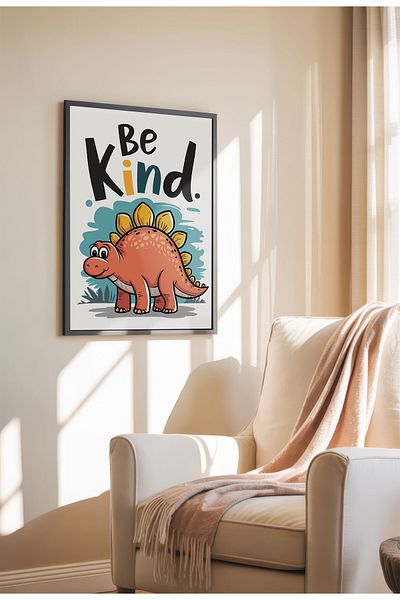 21mxm Kids Motivational Poster, Cute Animal Canvas, Nursery Wall Art, Little Dreamers 2025