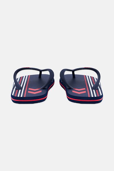 hummel Kids Boy Brand Logo Flip Flop Slippers, Navy