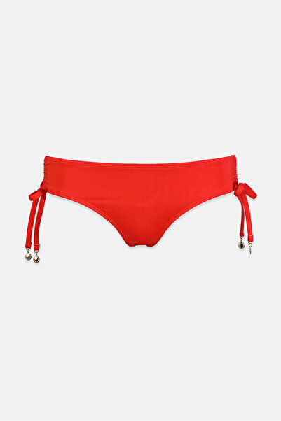 Anne Cole Women Plain Bikini Bottom, Coral