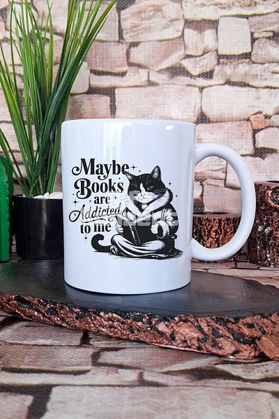 giftkonsept Leaving Reality Entering Fiction Written Book World Gift Printed Mug Cup