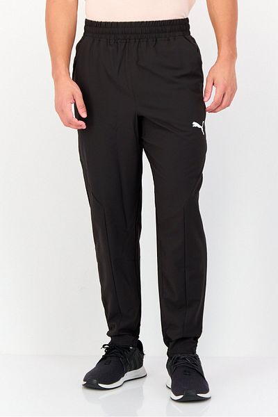 Puma Men Sportswear Fit Brand Logo Training Jogger Pants, Black