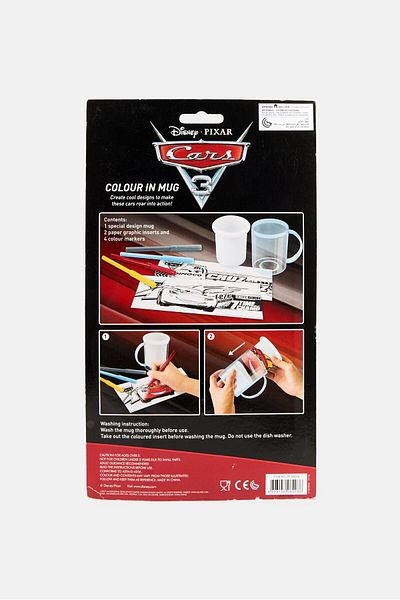 4M Disney Cars Color in Mug