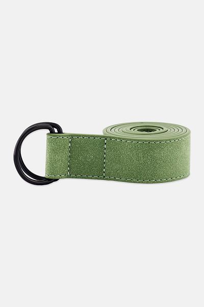 GAZZARRİNİ Men Leather Belt, Green