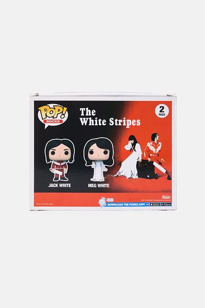 Funko Pop Rocks Jack White And Meg White 2-Pack Vinyl Figures