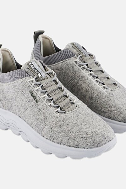 Geox Women Spherica Slip On Casual Shoes, Light Grey