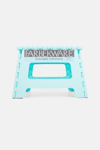 Farberware Foldable Stepstool, Turquoise