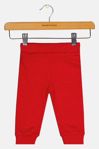 MOTHERCARE Toddlers Boy Solid Jogger Pants, Red