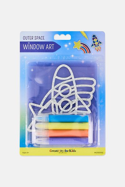 Creativity for Kids Outer Space Window Art
