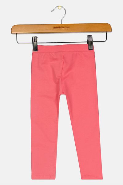 Tommy Hilfiger Toddlers Girl Brand Logo Leggings, Pink