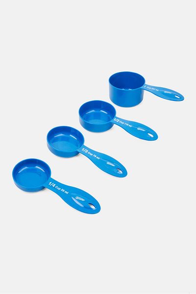 Oreo 4 Piece Plastic Measuring Cups, Blue