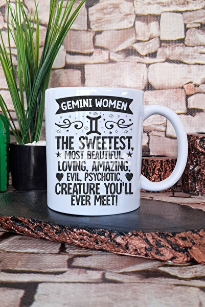 giftkonsept Gemini Women Sweetest Beautiful Printed Gemini Woman Gift Printed...