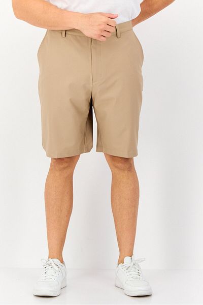 Greg Norman Men Solid Chino Shorts, Tan