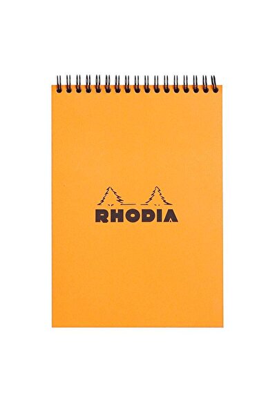 Rhodia Orange Cover Basic A4 Ruled Block 80 Sheets