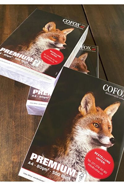 COFOX ورق تصوير A4 80 جم/م²، عبوة واحدة مكونة من 500 ورقة