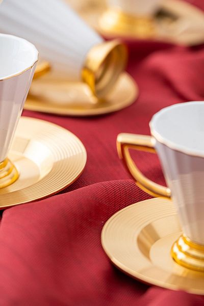 ACAR Alice Coffee Cup Set for 6 People - 90 ml