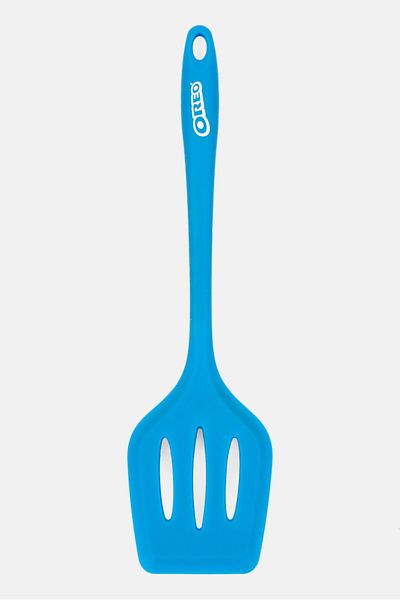 Oreo Silicone Slotted Turner, Blue