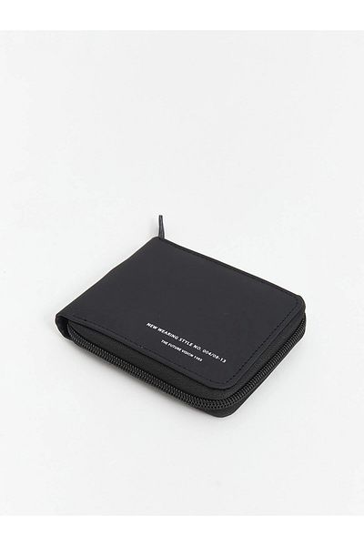 LC Waikiki Lcw Accessories Black Leather Look Men's Wallet