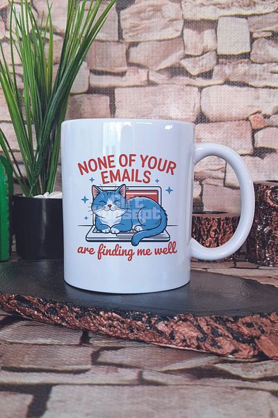 giftkonsept Cat Funny Humorous Cat Lover Cat Owner Fun Gift Printed Tea Coffee Presentation Mug Cup