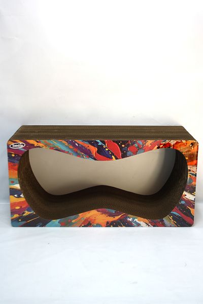 Bestie Cat Scratching Sofa Cardboard Cat Scratching Horizontal Scratching- Xlarge (68X24X33 cm)
