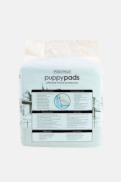 Posh Paws 50 Pcs Ultimate Home Protection Pads, White