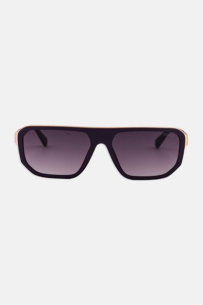Guess Men GU0012482A59 Square UV Rays Protection Sunglasses, Purple