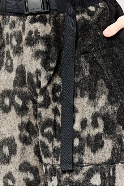 adidas x Y-3 Men Sportswear Fit Leopard Print Fleece Football Shorts, Multicolor