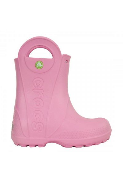 Crocs Handle It Rain Boot 32-33 EU - J1 US Pink - Carnation