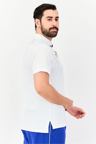 Asics Men Sportswear Fit Short Sleeve Outdoor Polo Shirt, White