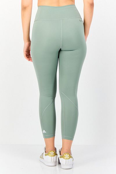 adidas Women Optime 7/8 Sportswear Fit Training Leggings, Green