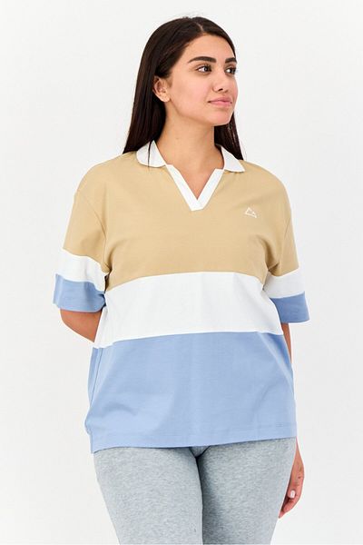 Giordano G-Motion Women Sportswear Fit Short Sleeves Outdoor Polo Shirt, Multicolor