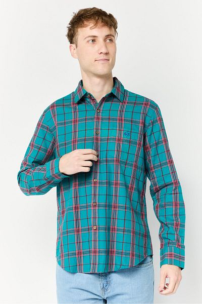 La Martina Men Tailored Fit Paid Long Sleeves Casual Shirt, Multicolor