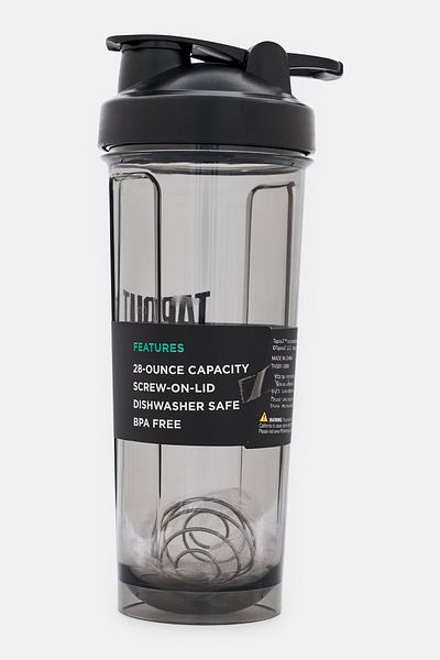 Tapout Fitness Shaker Bottle 800ml, Black