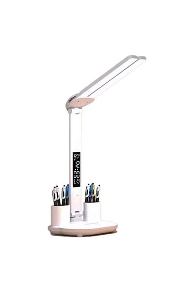victiny LED Desk Lamp VICTINY® with Pen Holder, Temperature, Time, Date, 3 Modes and 5 Intensities, Foldabl