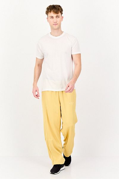 adidas Men Sportswear Fit Outdoor Track Pants, Mustard