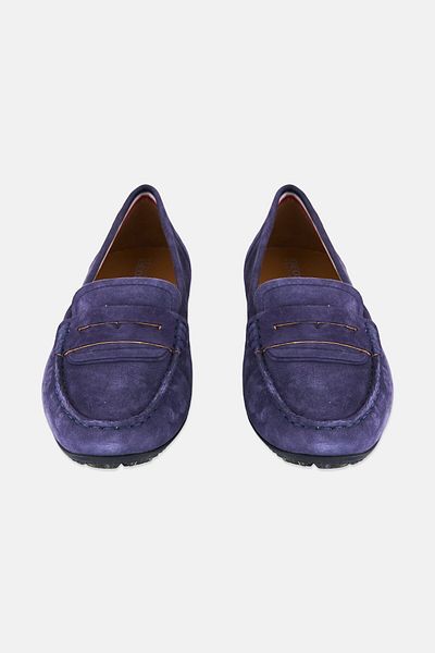 Geox Women D Kosmopolis Slip On Casual Shoes, Navy