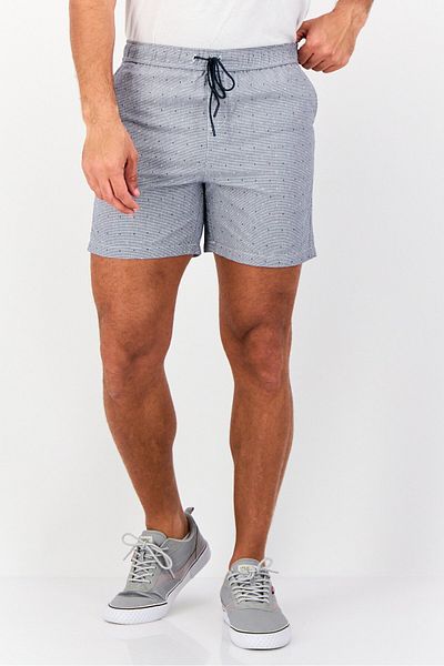 Giordano Men Allover Print Drawstring Basic Shorts, Multicolor