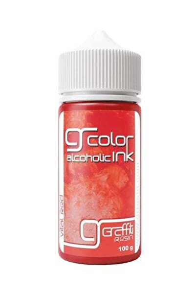 Graffiti Resin جرافيتي ريزن حبر كحولي لون أحمر حيوي 100غ