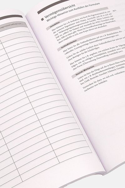 Tchibo German Language Precautionary Planner 2018, Blue