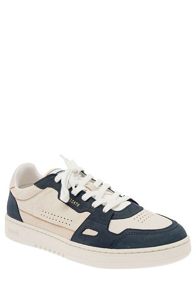Axel Arigato 'Dice Lo' Blue And White Two-Tone Sneakers In Calf Leather Man