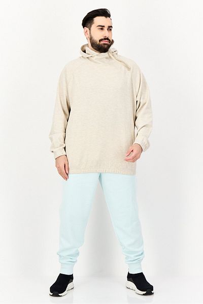 adidas Men Sportswear Fit Long Sleeves Outdoor Sweatshirt, Beige