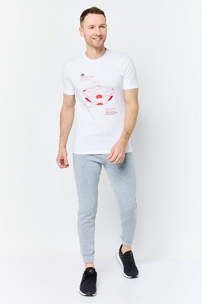 adidas X Lego Men Sportswear Fit Short Sleeves Outdoors T-shirt, White